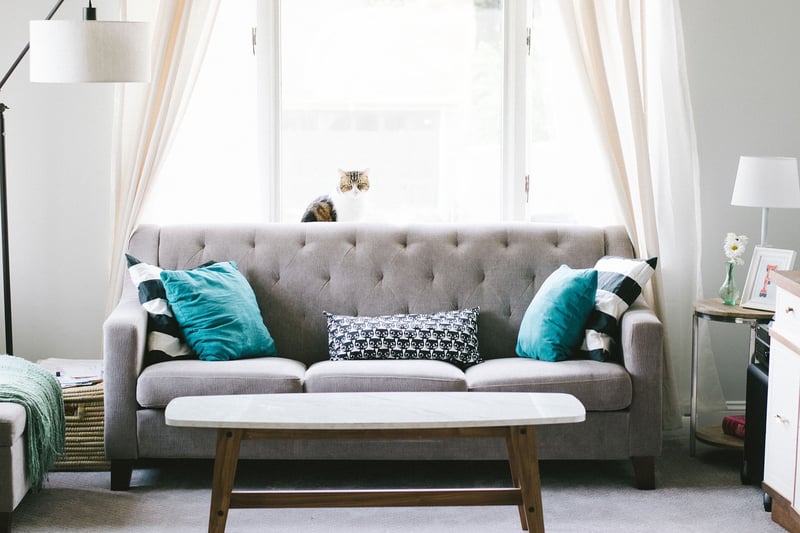 Living Room with Texture Variety